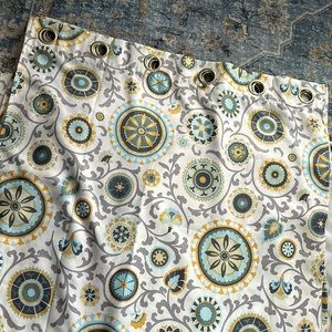 The Big One® 4-pack Paisley Curtain Set. Each panel 84in x 40in.